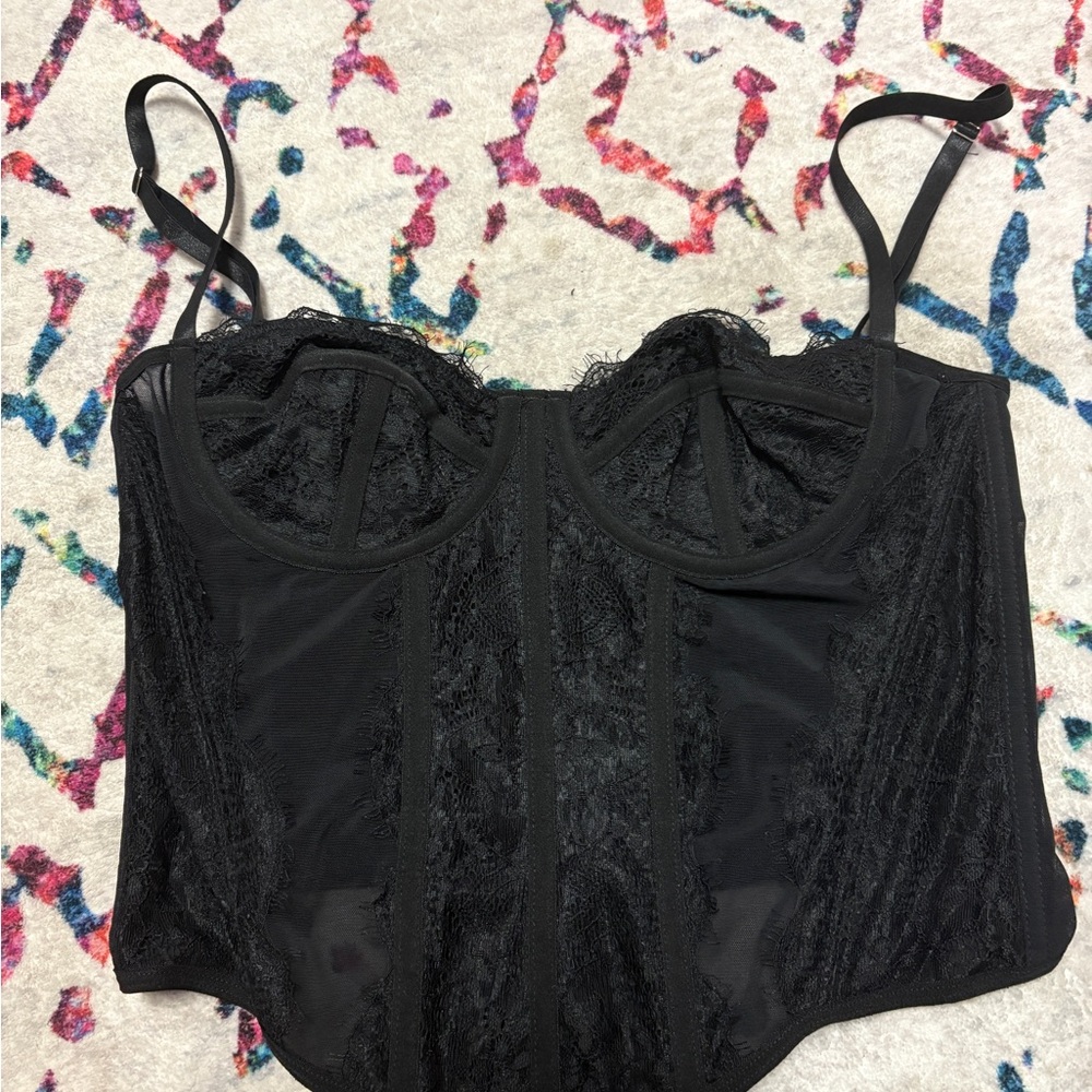 Black Lace corset